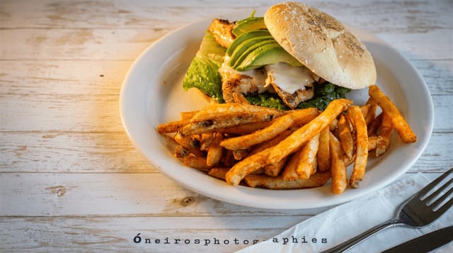 Chicken Avocado Sandwich.